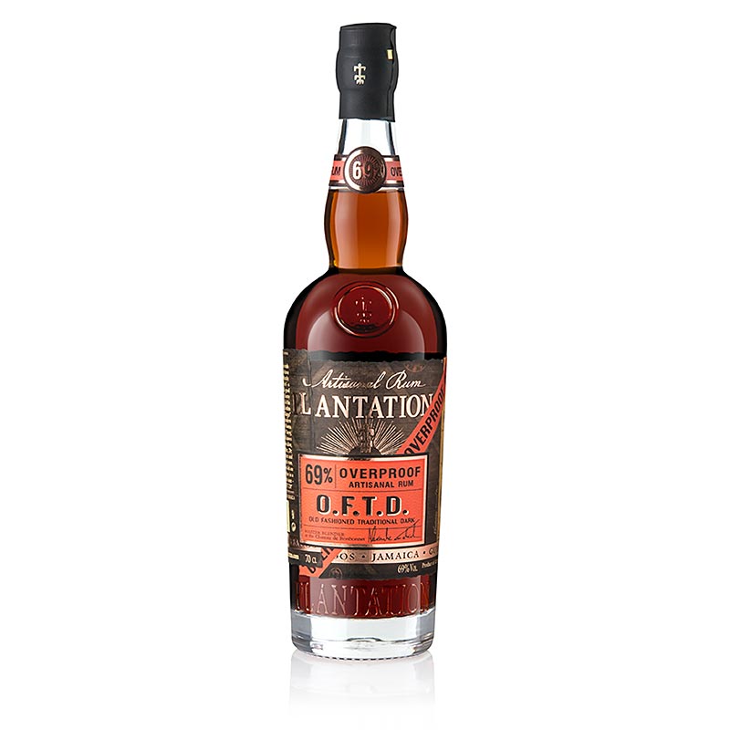Plantation Rum Overproof Artisanal, OFTD, 69 % obj. - 700 ml - Lahev