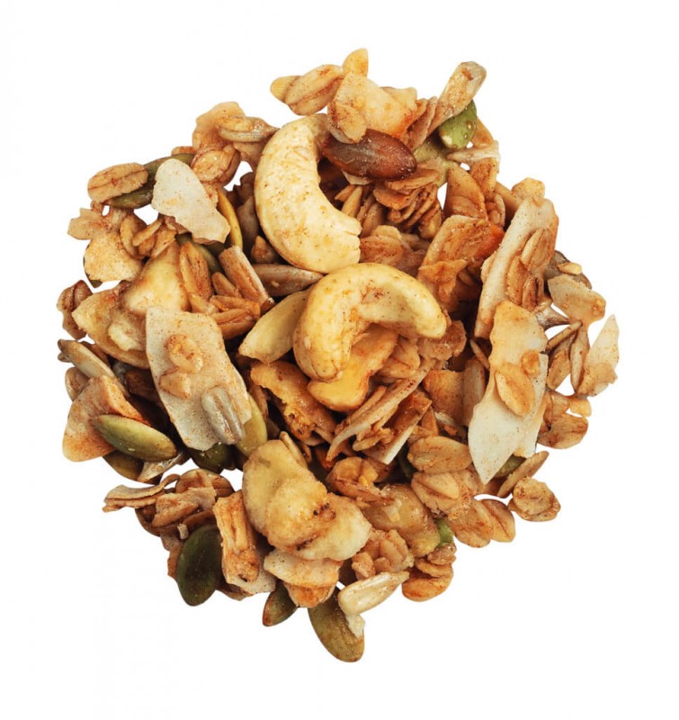 br. 7 indijski orah banana granola, organski, hrskavi musli sa indijskim orahom + banana cips, organski, ja samo volim dorucak - 250 g - pack br. 7 indijski orah banana granola, organski, hrskavi musli sa indijskim orahom + banana cips, organski, ja samo volim dorucak - 250 g - pack