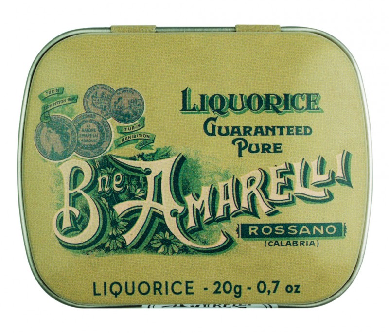 Stara Engleska - Spezzatina - Liquirizia, pastile od sladica, Amarelli - 12 x 20 g - prikaz