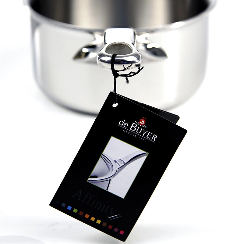 de BUYER Affinity induction saucepan, stainless steel, Ø 14 cm, 7.5 cm high - 1 pc - carton