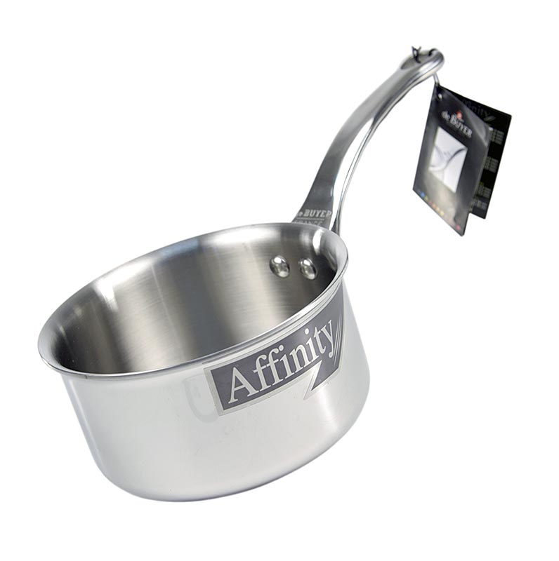 de BUYER Affinity inductie steelpan, roestvrij staal, Ø 14 cm, 7,5 cm hoog - 1 st - karton