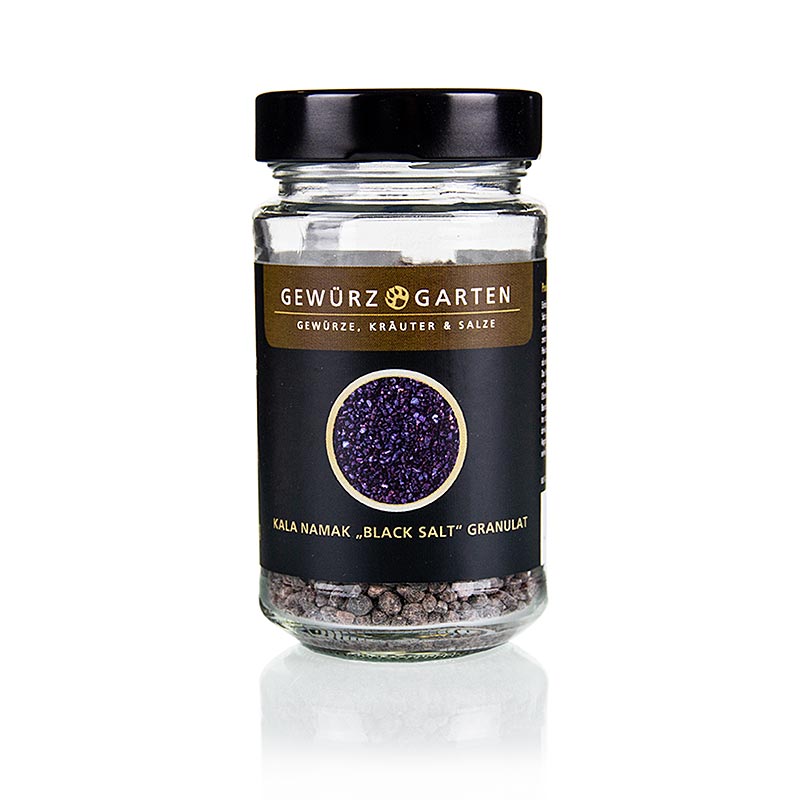 Spice Garden Kala-Namak Sol, granule, cerveno-hneda - 220 g - sklo