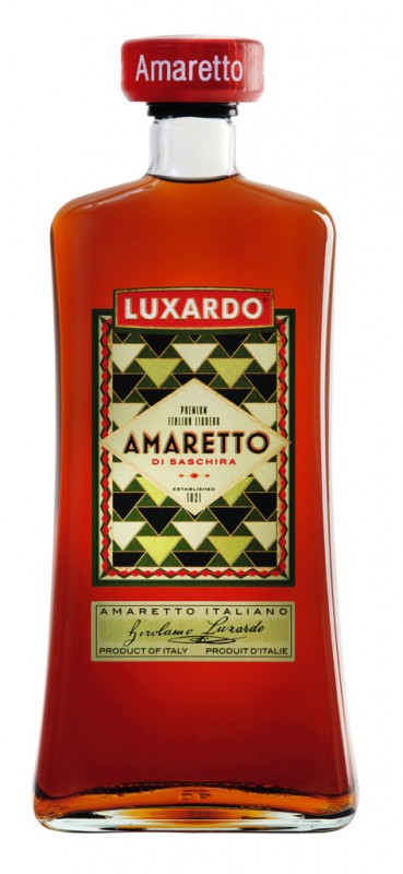 Amaretto di Saschira, aci badem likoru %24, Luxardo - 0,7 L - Sise