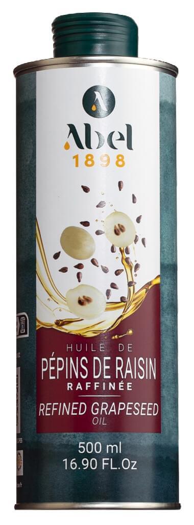 Rafinowany olej z pestek winogron, rafinowany olej z pestek winogron, Huilerie Lapalisse - 500ml - Moc