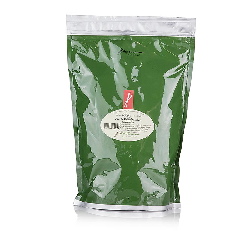 Panela cijeli secer od trske, Altes Gewurzamt, Ingo Holland - 1 kg - vrecica Panela cijeli secer od trske, Altes Gewurzamt, Ingo Holland - 1 kg - vrecica