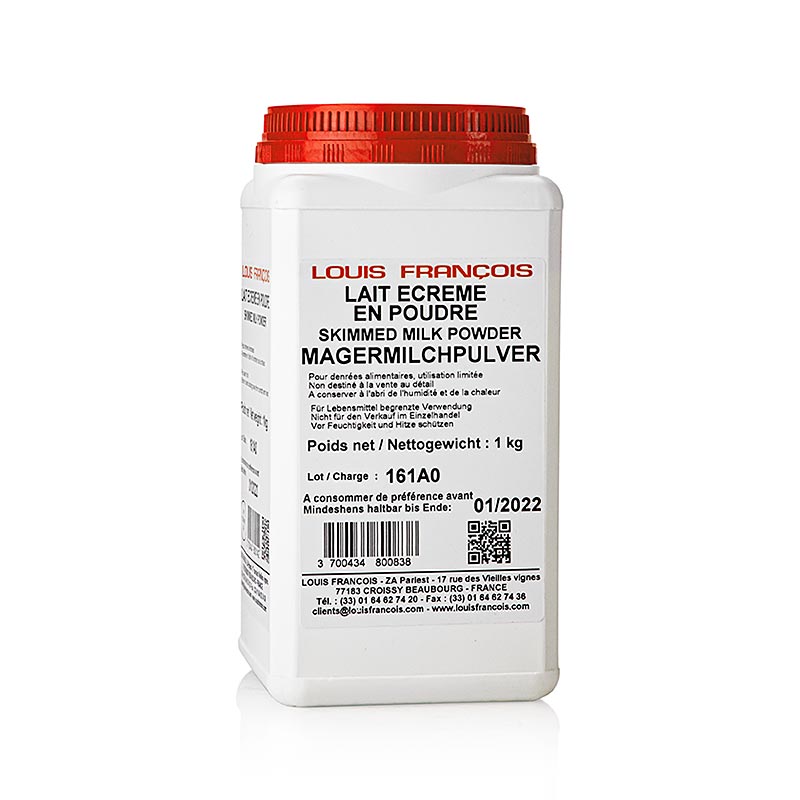 Nemasno obrano mlijeko u prahu (lait ecreme), max. 1,5% masti, Louis Francoise - 1 kg - vrecica