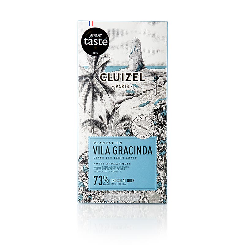 Plantazna cokoladica Vila Gracinda 73% grenka, Michel Cluizel (69155) - 70 g - skatla