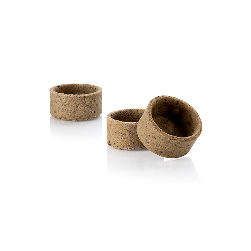 Tatli tartlets vegan glutensiz, Ø33x16mm h, La Rose Noire - 1,05kg, 210 adet - Karton Tatli tartlets vegan glutensiz, Ø33x16mm h, La Rose Noire - 1,05kg, 210 adet - Karton