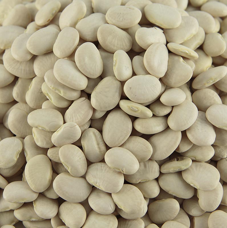 Beans, Lima Beans - Haricots de Lima, let, tørret - 1 kg - taske