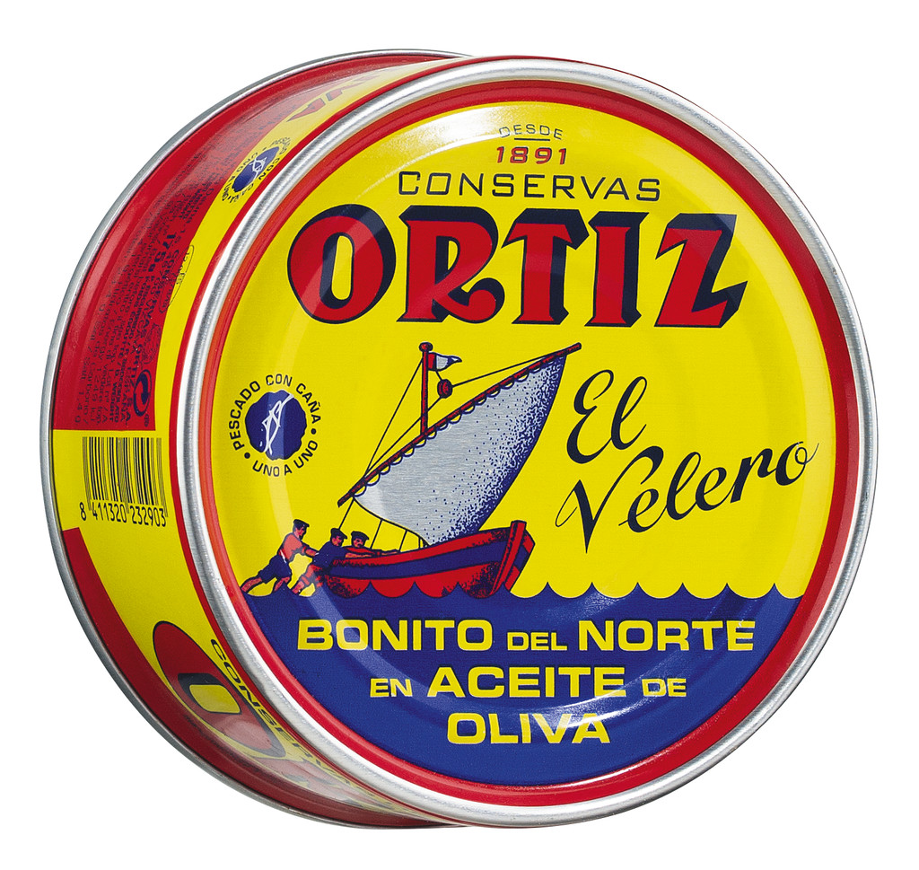 Bonito del Norte - bily tunak, tunak beloploutvy v olivovem oleji, konzerva, Ortiz - 250 g - umet