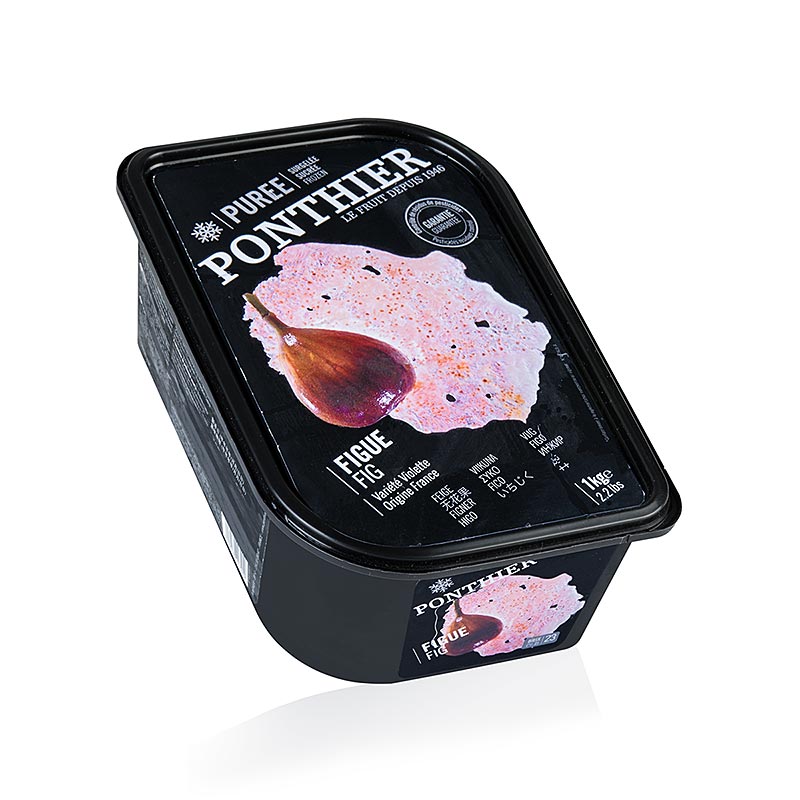 Puree fig, with sugar, Ponthier - 1 kg - Pe-shell