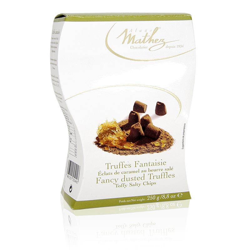 Truffle Confectionery - Chocolates, Maths, with Caramel Crunchy - 250 g - box