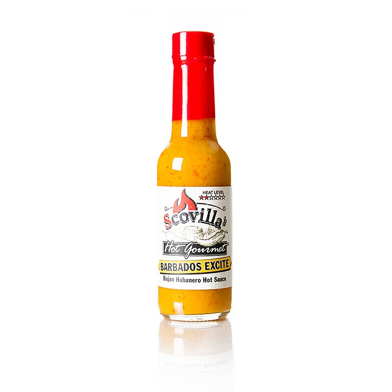 Scovilla Barbados Excite Sauce, Habanero Chili - 148 ml - Lahev