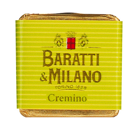 Cremino al pistacchio, praliny przekladane orzechami laskowymi z pistacjami, Baratti e Milano - 500g - torba