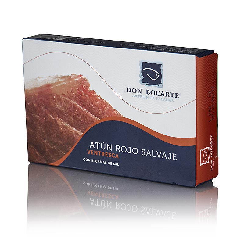 Ventresca - viande de ventre de thon rouge, Don Bocarte, Espagne - 215 g - boîte