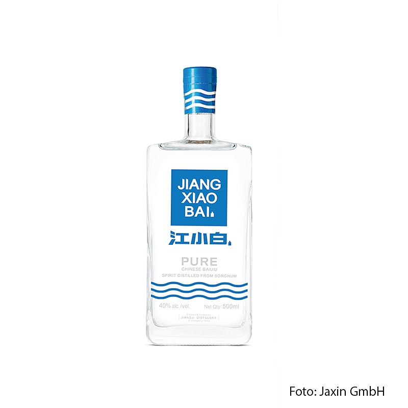 Baijiu - Jiangxiaobai Pure 500, 40% obj., Chiny - 500ml - Butelka Baijiu - Jiangxiaobai Pure 500, 40% obj., Chiny - 500ml - Butelka