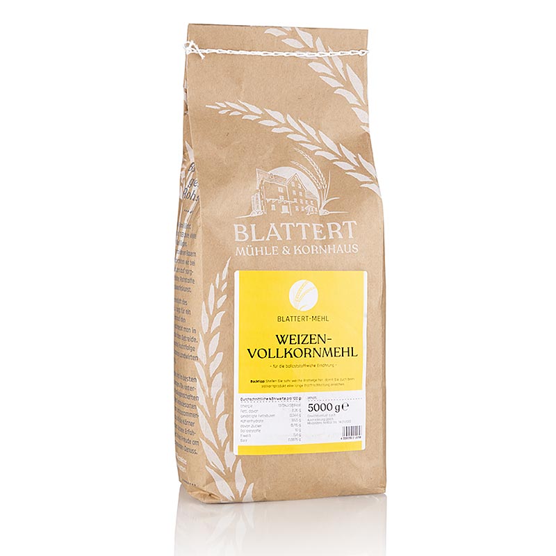 Blattert Muhle Faina integrala de grau - 5 kg - sac Blattert Muhle Faina integrala de grau - 5 kg - sac