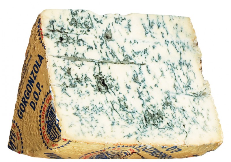 Gorgonzola DOP, piccante, modri sir, pikantno, Guffanti - cca 1,5 kg - kg Gorgonzola DOP, piccante, modri sir, pikantno, Guffanti - cca 1,5 kg - kg