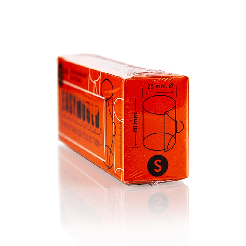 Folii Easymould Rendondo, rotunde, Ø25x40mm, 100% Chef (60 / 0004) - 1 bucata - Carton Folii Easymould Rendondo, rotunde, Ø25x40mm, 100% Chef (60 / 0004) - 1 bucata - Carton