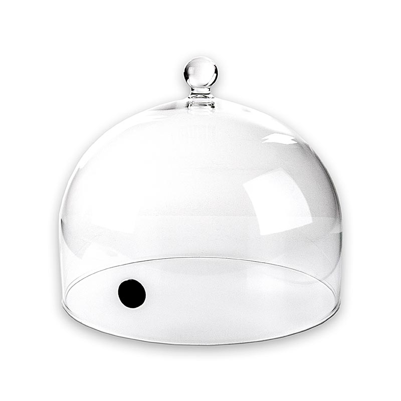 Dymny dzwonek szklany Rubi z zaworem, Ø 25 cm, do Super-Aladin-Profi - 1 kawalek - Karton