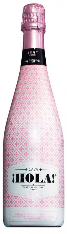 Cava iHola! Desde Barcelona Brut Pink, kopuklu sarap gulu, Barselona Markalari - 0,75 litre - Sise Cava iHola! Desde Barcelona Brut Pink, kopuklu sarap gulu, Barselona Markalari - 0,75 litre - Sise