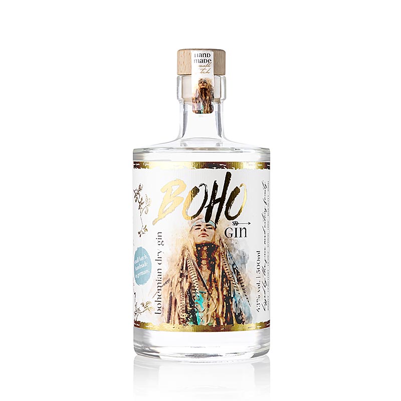 BOHO Bohemian Dry Gin Niemcy 43% obj. - 500ml - Butelka BOHO Bohemian Dry Gin Niemcy 43% obj. - 500ml - Butelka