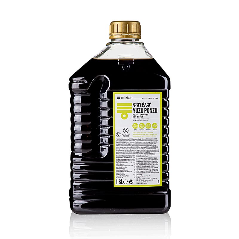 Ponzu, szojaszosz yuzu gyumolcslevel, Mizkan - 1,8 liter - PE palack