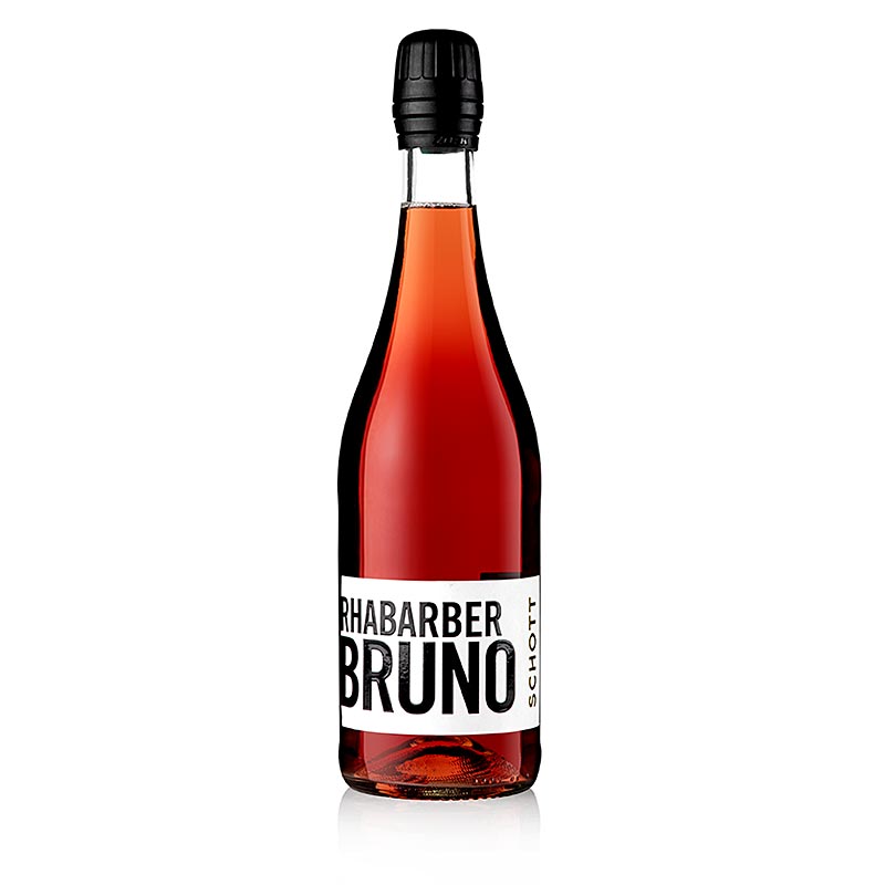 Bruno Rabarbar Secco, polwytrawny (wytrawny), 5,5% obj., Schott - 750ml - Butelka Bruno Rabarbar Secco, polwytrawny (wytrawny), 5,5% obj., Schott - 750ml - Butelka