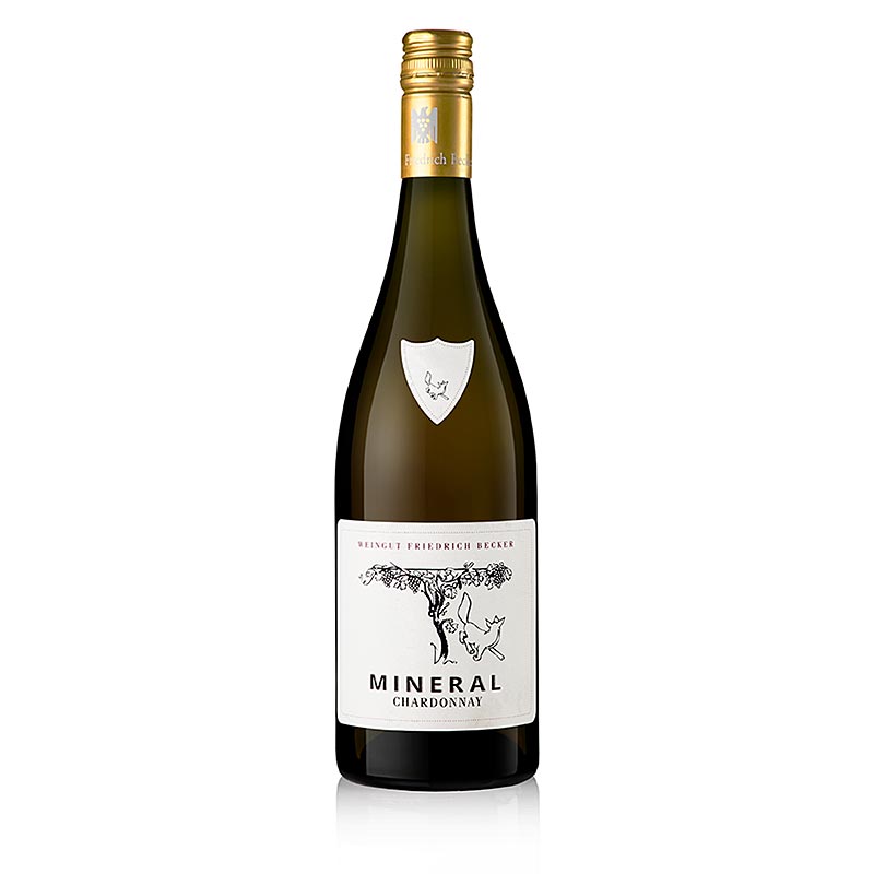 2018 Chardonnay Mineral, suchy, 13,5 % obj., Friedrich Becker - 750 ml - Flasa 2018 Chardonnay Mineral, suchy, 13,5 % obj., Friedrich Becker - 750 ml - Flasa