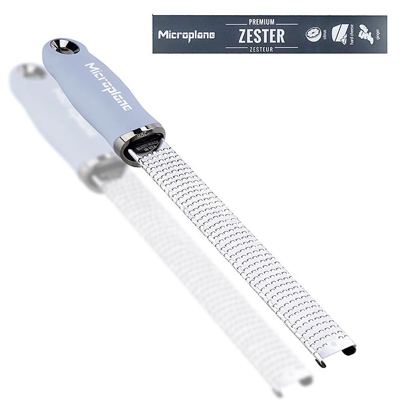 Premium Classic - Razatoare pentru coaja de coaja, Maner Coastal Blue / moale la atingere - 1 bucata - Lejer