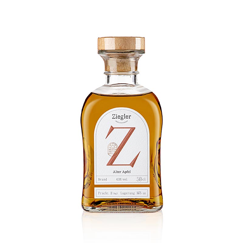 Palenka z jablk, 43% obj., Ziegler - 500 ml - Flasa Palenka z jablk, 43% obj., Ziegler - 500 ml - Flasa