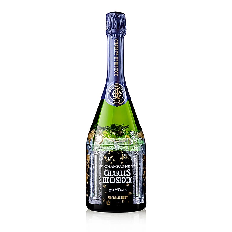 Champagne Charles Heidsieck Brut Reserve 200 Years of Liberty (obmedzene) - 750 ml - Flasa