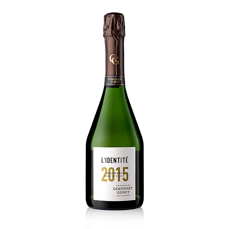 Champagne Gimonnet Gonet 2015er Identite Blanc de Blanc Grand Cru, extra brut, 12 % obj. - 750 ml - Lahev
