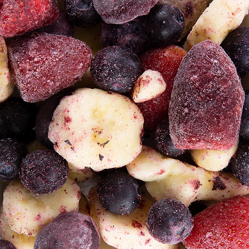 POMOM Smoothie Bowl Acai (Banana / Morango / Mirtilo / Acai / Tamara) - 4,4kg, 20 x 220g - Cartao