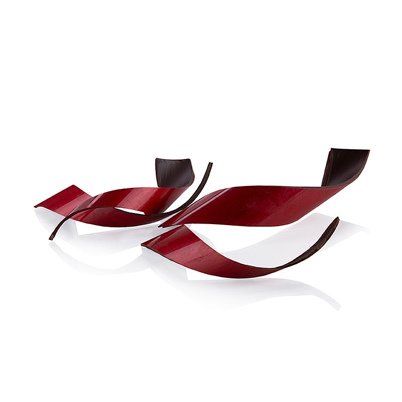Csokolade topper Twist Red, piros csokolade disz, 80 x 20 x 30 mm, Dobla (77342) - 140g, 80 db - Karton Csokolade topper Twist Red, piros csokolade disz, 80 x 20 x 30 mm, Dobla (77342) - 140g, 80 db - Karton