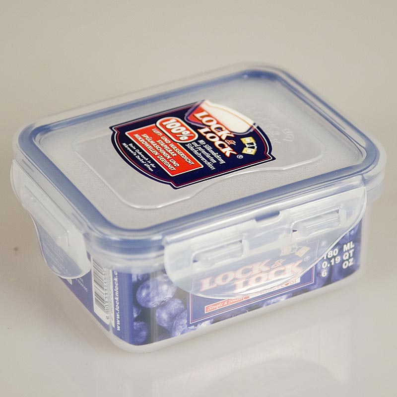 Freshbox Lock and Lock, 180 ml, rectangular - 1 pc - loose Freshbox Lock and Lock, 180 ml, rectangular - 1 pc - loose