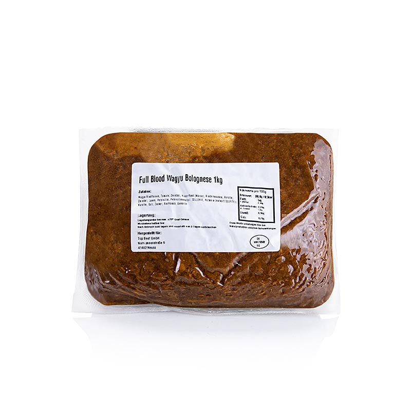 TopBeef punokrvni Wagyu Bolognese - 1 kg - torba