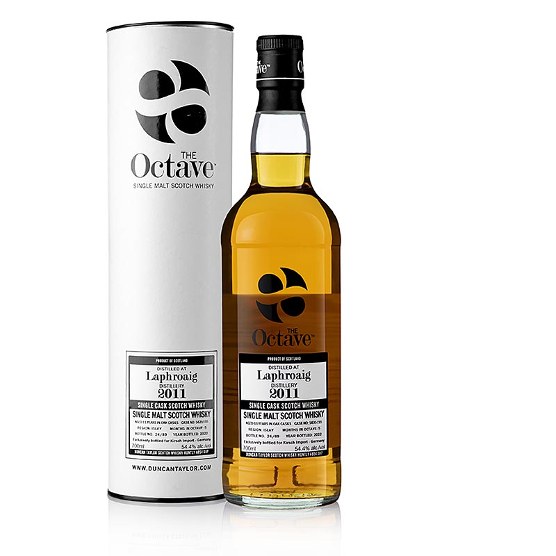 Single Malt Whisky Duncan Taylor Laphroaig 2011-2022 54,4 % obj., Islay - 700 ml - Lahev