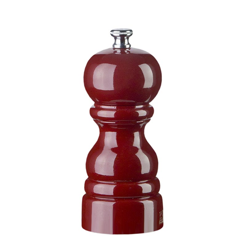 Peugeot salt mill PARIS, 12cm high, beech red - 1 pc - loose Peugeot salt mill PARIS, 12cm high, beech red - 1 pc - loose