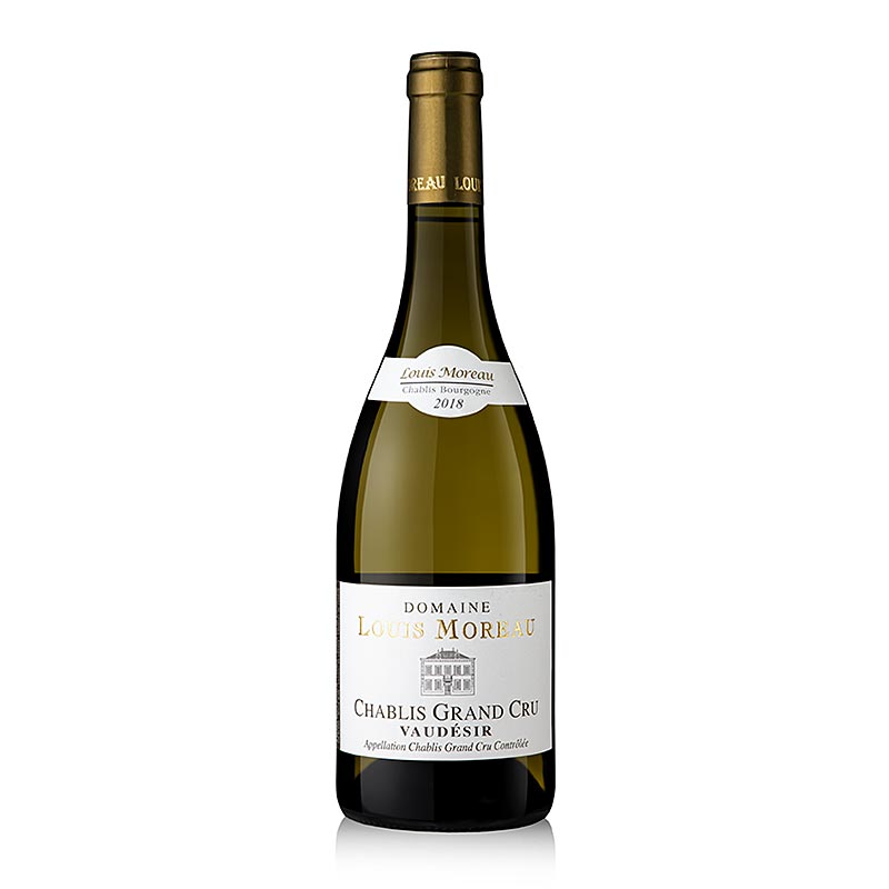 2018 Chablis Grand Cru Vaudesir, wytrawne, 13% obj., Louis Moreau - 750ml - Butelka 2018 Chablis Grand Cru Vaudesir, wytrawne, 13% obj., Louis Moreau - 750ml - Butelka