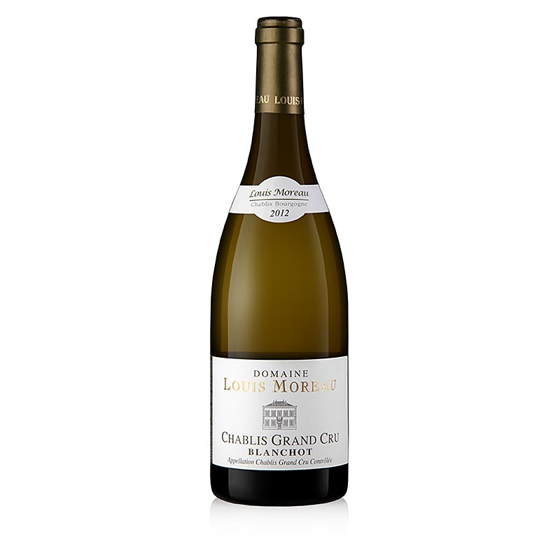 2012 Chablis Grand Cru Blanchot, wytrawne, 13% obj., L. Moreau - 750ml - Butelka 2012 Chablis Grand Cru Blanchot, wytrawne, 13% obj., L. Moreau - 750ml - Butelka