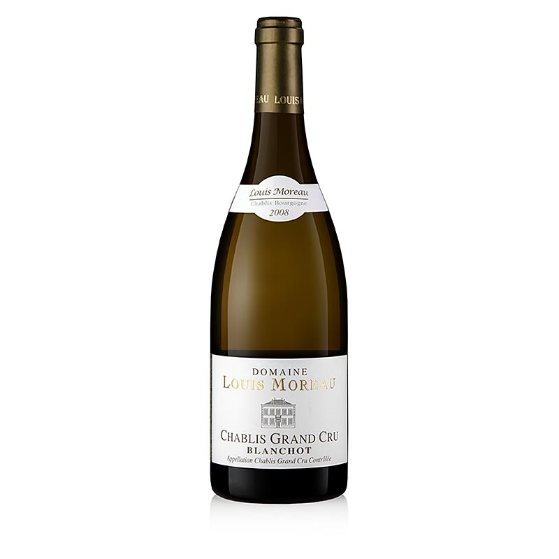 2008 Chablis Grand Cru Blanchot, wytrawne, 13% obj., L. Moreau - 750ml - Butelka 2008 Chablis Grand Cru Blanchot, wytrawne, 13% obj., L. Moreau - 750ml - Butelka