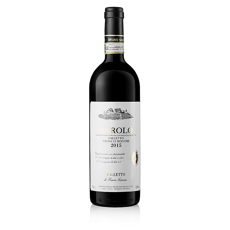 2015 Barolo Le Rocche del Falletto, suche, 14,5 % obj., Bruno Giacosa, 95 PP - 750 ml - Lahev 2015 Barolo Le Rocche del Falletto, suche, 14,5 % obj., Bruno Giacosa, 95 PP - 750 ml - Lahev