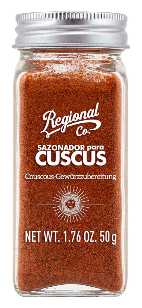 Sazanador para Cuscus, Cuscus - preparare de condimente, Companie Regionala. - 50 g - Bucata