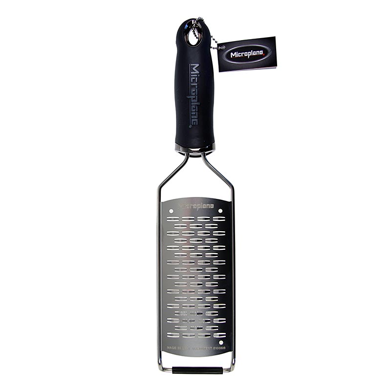 Gourmet series - medium coarse grater, black / soft-touch handle - 1 pc - foil