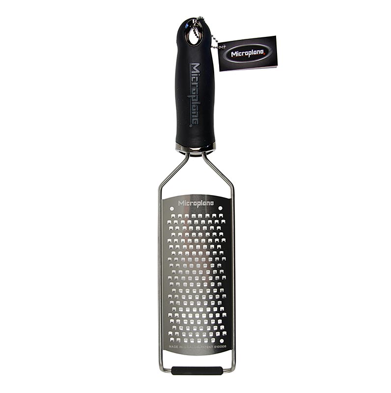 Gourmet series - coarse grater, black / soft-touch handle - 1 pc - foil