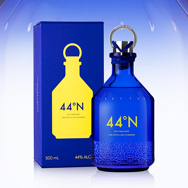 Comte de Grasse Gin, 44° severni sirky, 44 % obj. - 500 ml - Lahev Comte de Grasse Gin, 44° severni sirky, 44 % obj. - 500 ml - Lahev