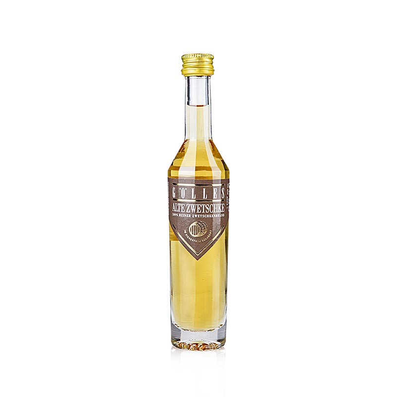 Alte Zwetschke - szlachetna brandy, dojrzewajaca w beczkach przez 7 lat, 40% obj., miniaturowa, Golles - 50ml - Butelka Alte Zwetschke - szlachetna brandy, dojrzewajaca w beczkach przez 7 lat, 40% obj., miniaturowa, Golles - 50ml - Butelka