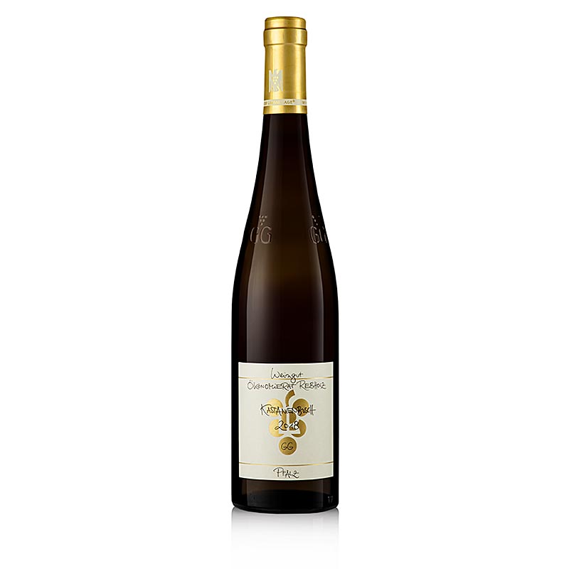 2018 kestane fidani Riesling, GG, kuru, %13,5 hacim, asma agaci, organik - 750ml - Sise