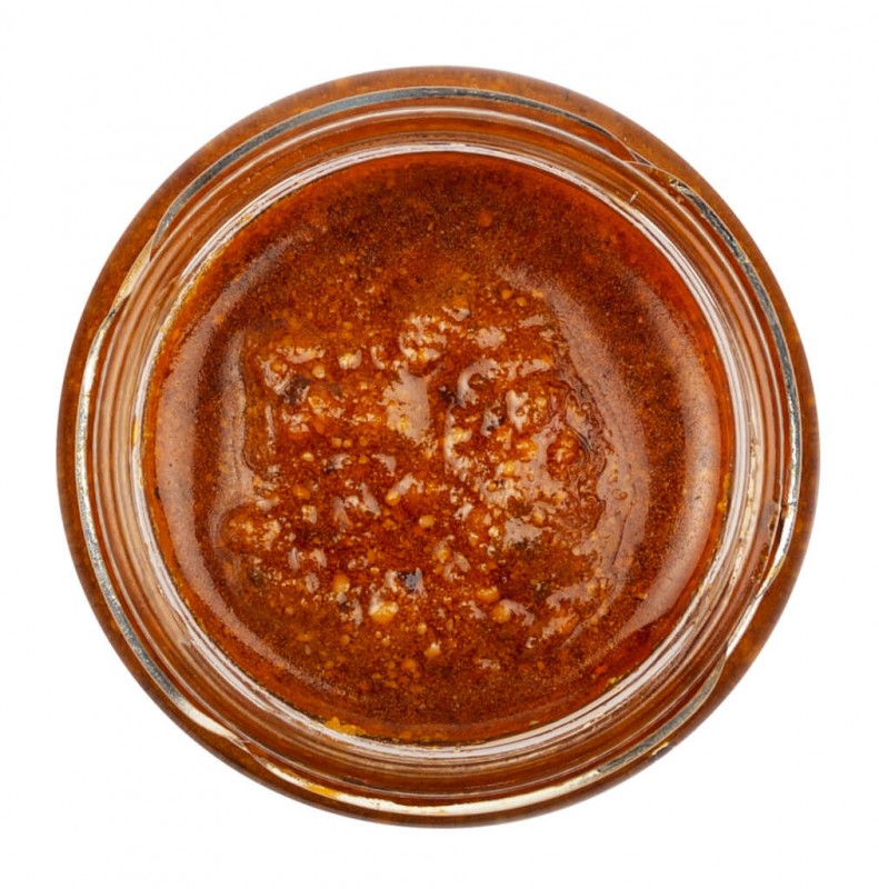 Pesto Rosso vegano, pesto ze susenych rajcat, veganske, La Gallinara - 130 g - Sklenka Pesto Rosso vegano, pesto ze susenych rajcat, veganske, La Gallinara - 130 g - Sklenka